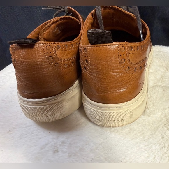Cole Haan Men’s 8M Brown Leather Wingtip Oxford Sneakers Grand Series Shoes - Picture 6 of 9